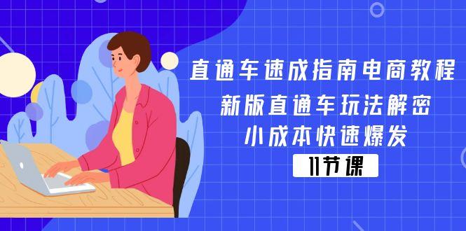 直通车 速成指南电商教程：新版直通车玩法解密，小成本快速爆发(11节-网创资源