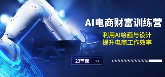 AI电商-财富训练营：利用AI绘画与设计，提升电商工作效率(23节课)-网创资源