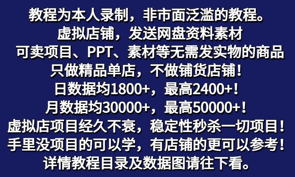 图片[2]-拼多多虚拟电商训练营月入50000+你也行，暴利稳定长久，副业首选-网创资源
