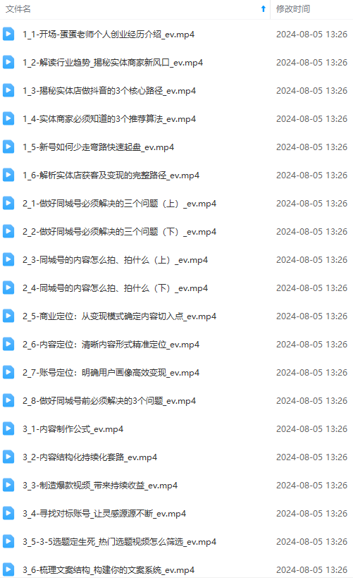 图片[1]-实体店老板获客特训营：认知、定位、文案、矩阵、直播、AI等(72节-网创资源