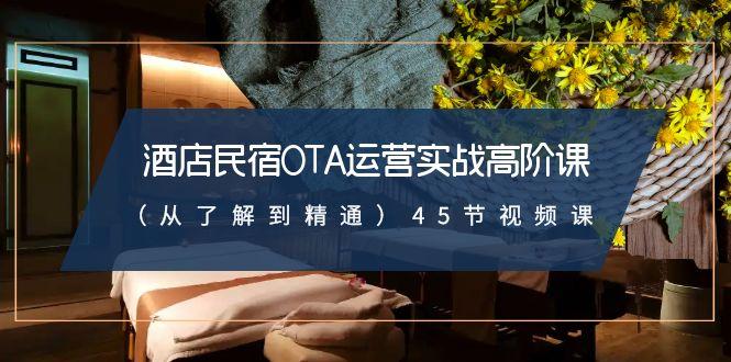 酒店民宿-OTA运营实战高阶课(从了解到精通)45节视频课-网创资源