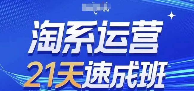 淘系运营21天速成班(更新24年6月)，0基础轻松搞定淘系运营，不做假把式-网创资源