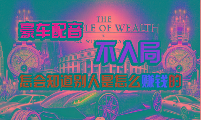 炫富神器，简单无脑粘贴复制，闷声发财，当天见收益，无上限封顶-网创资源