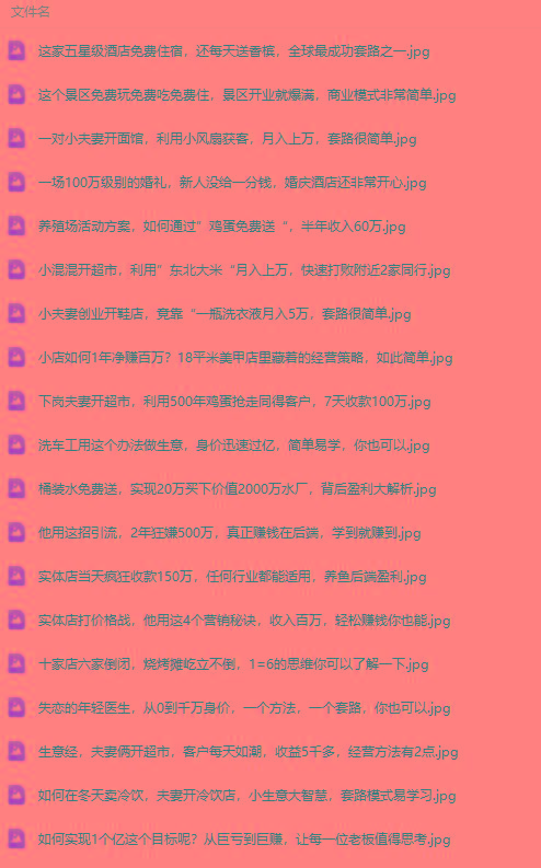 图片[2]-(9607期)真实有效391套商业模式，年入几十到几百万案例解析(电子书+视频+图文)-网创资源