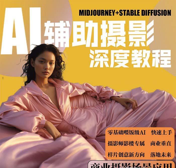 (8727期)2024年AI辅助摄影人工智能商业应用摄影课程(37节课)-网创资源