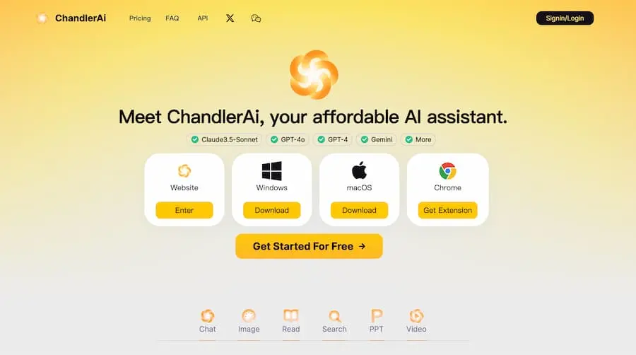 ChandlerAi｜综合性人工智能助手平台 提供多种AI服务-网创资源
