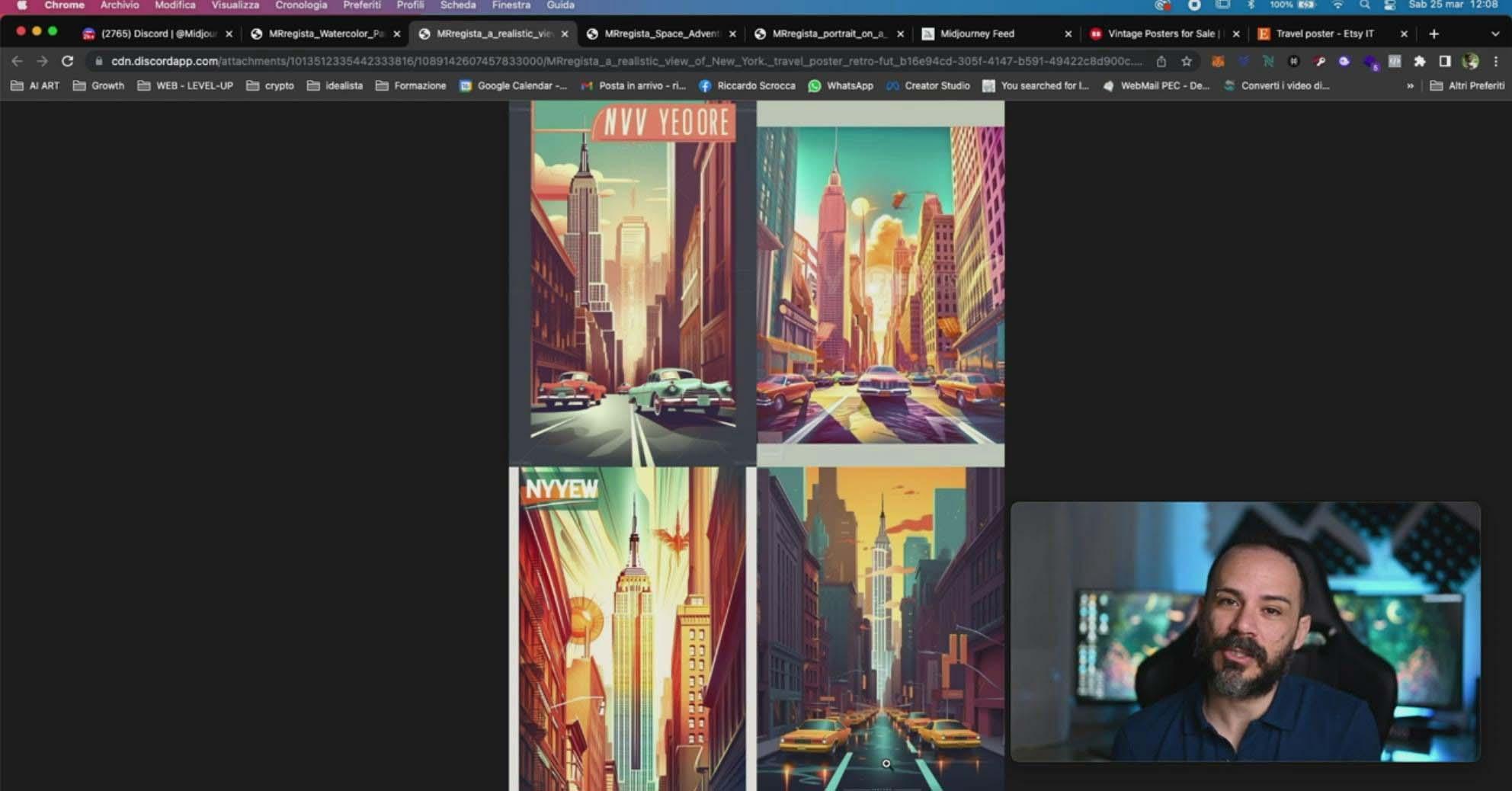图片[10]-Midjourney AI人工智能创建和销售令人惊叹的海报教程-10节课-中英字幕-网创资源