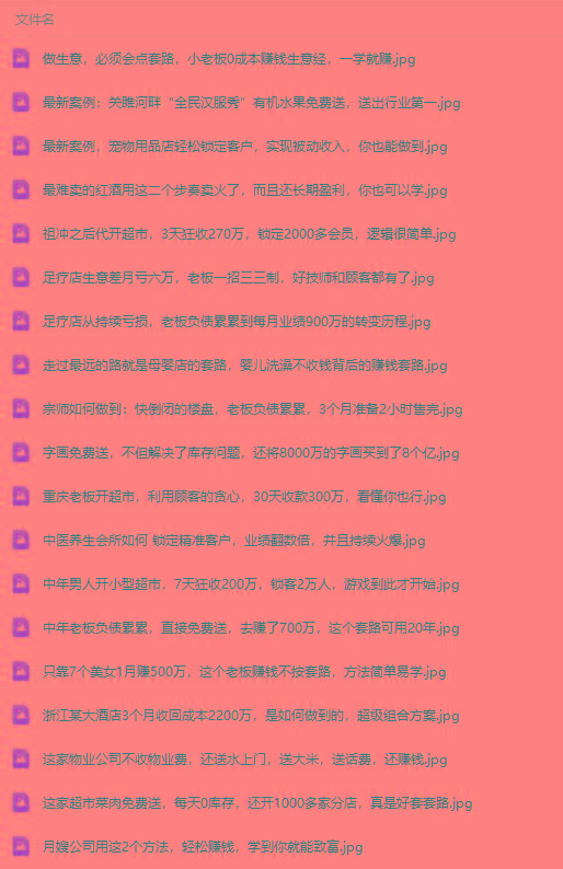 图片[3]-(9607期)真实有效391套商业模式，年入几十到几百万案例解析(电子书+视频+图文)-网创资源