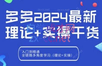 拼多多2024最新规则理论结合实际的干货-网创资源