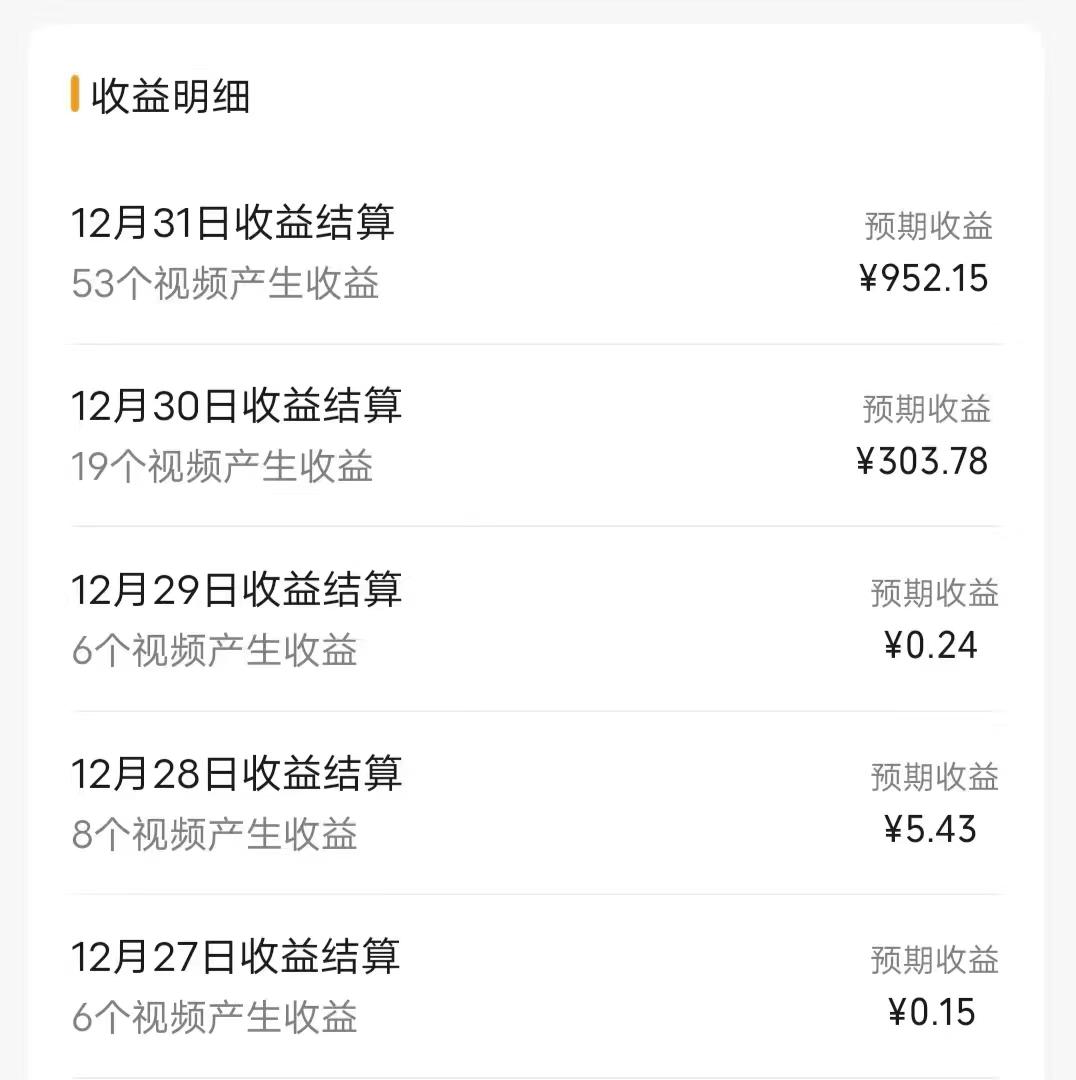 (8550期)每天半小时轻松月入过万，适合任意人群，小白无脑操作，AI条条原创视频-网创资源