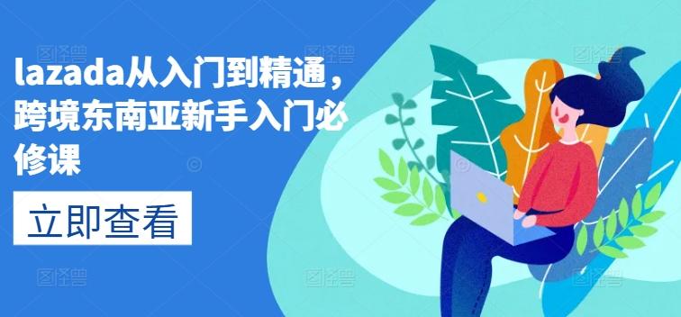 lazada从入门到精通，跨境东南亚新手入门必修课-网创资源