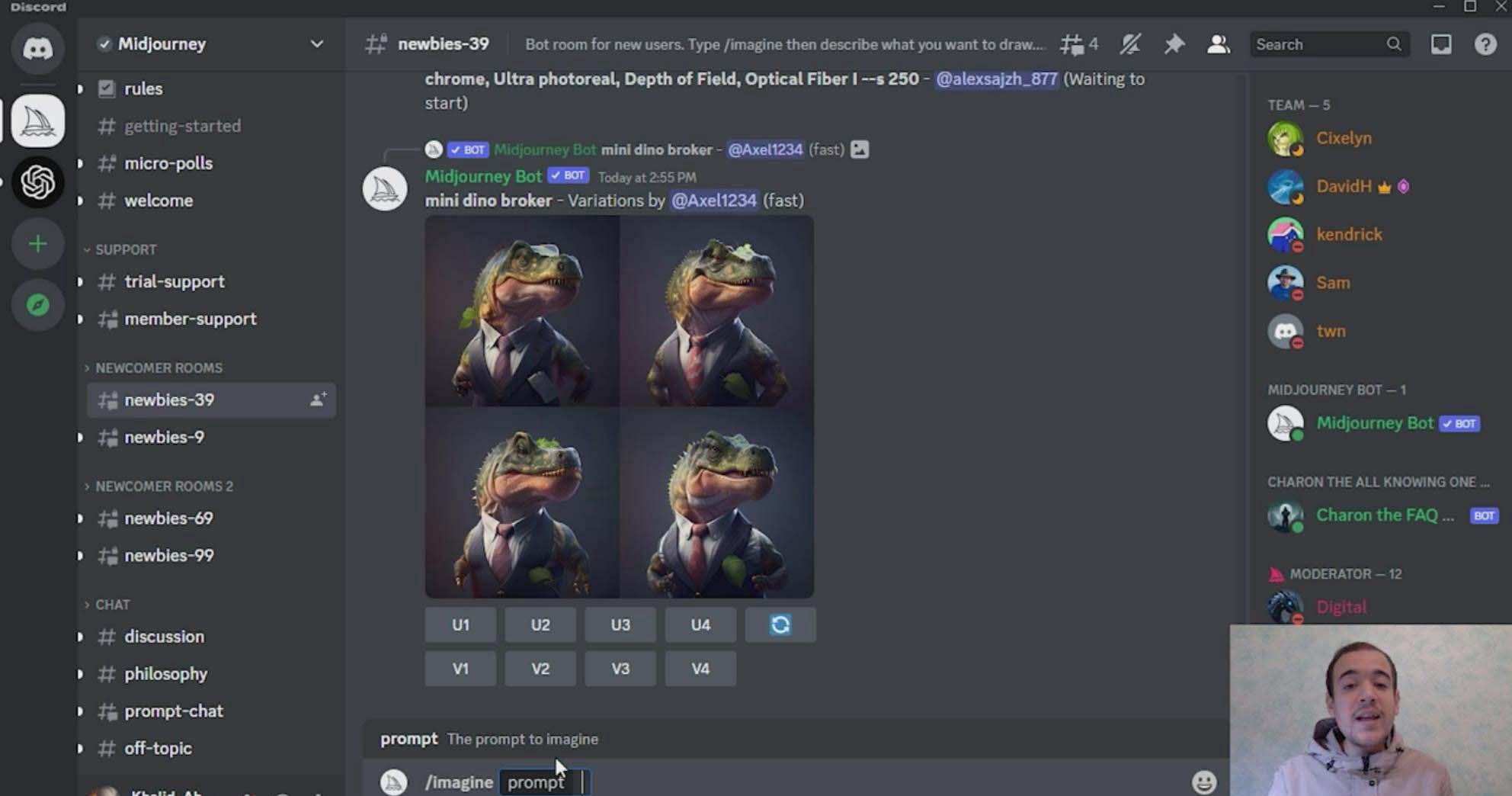 图片[1]-Midjourney 精通教程-使用Midjourney AI创建美丽艺术图像-36节课-中英字幕-网创资源